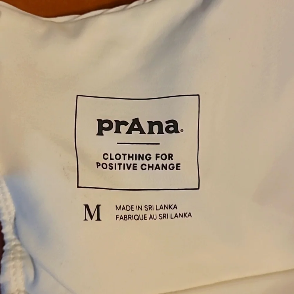 prAna White Ribbed Swimtop - Picture 6 of 6